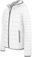 MEN'S LIGHTWEIGHT HOODED PADDED JACKET White